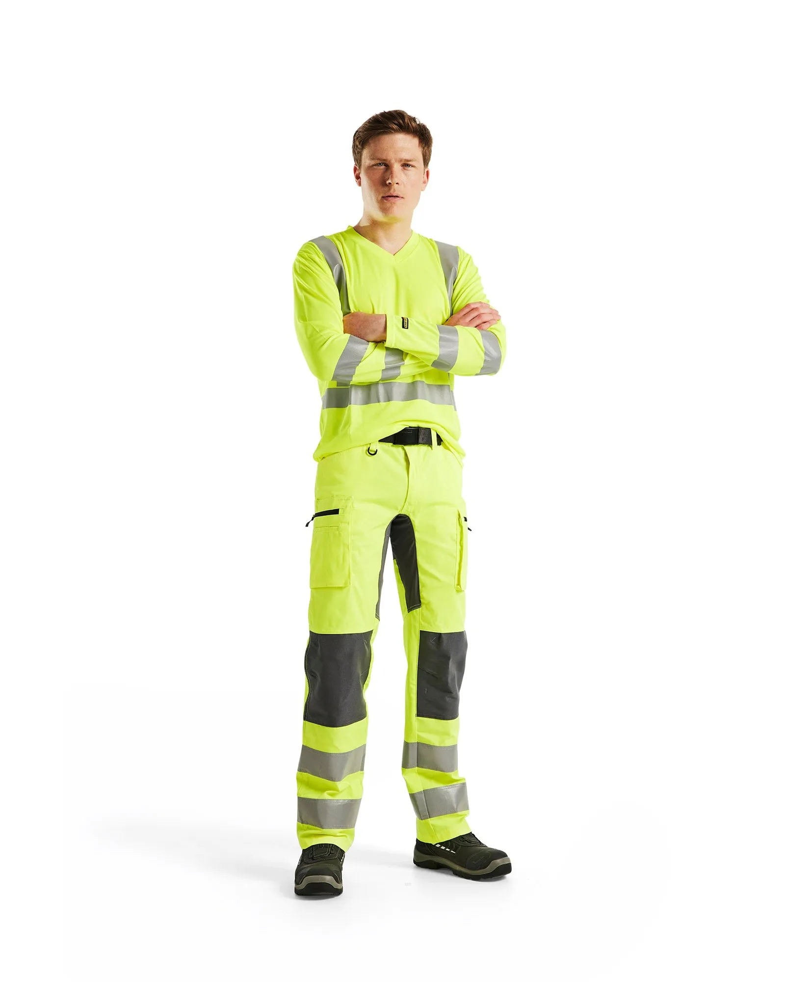 1585 HIGH VIS TROUSERS WITH STRETCH