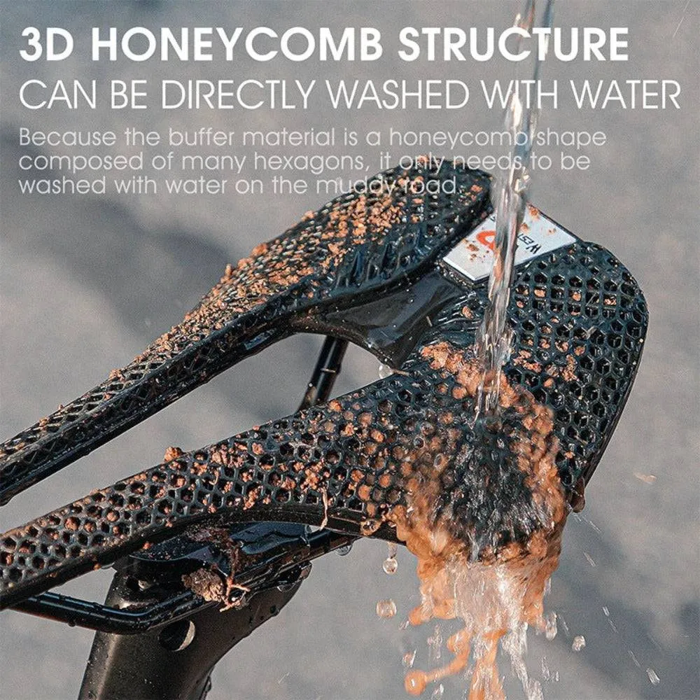 3D Printed Bicycle Saddle Zoned Shock-Absorbing Bike Speed Seat Road Bike Racing Triathlon Enduro Cycling Saddle
