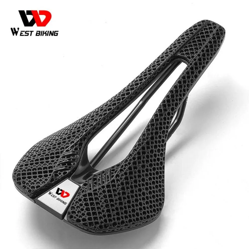 3D Printed Bicycle Saddle Zoned Shock-Absorbing Bike Speed Seat Road Bike Racing Triathlon Enduro Cycling Saddle