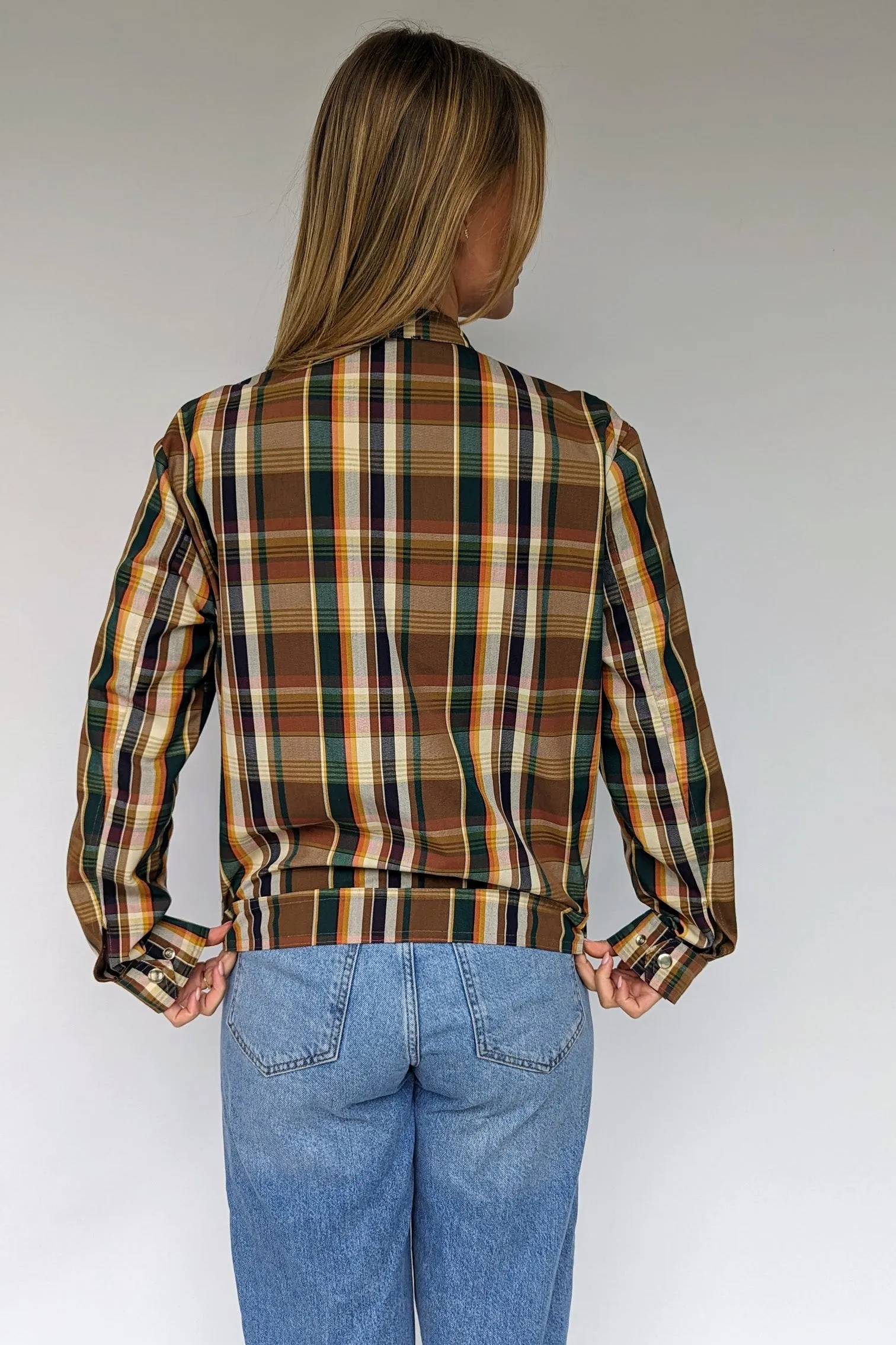 80s Retro Checked Jacket