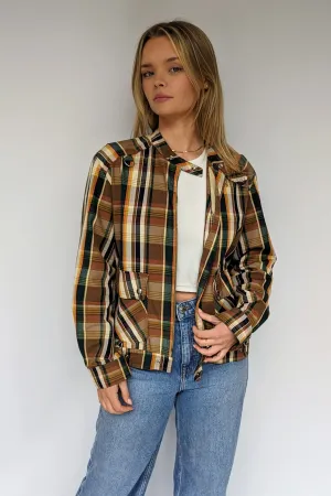 80s Retro Checked Jacket