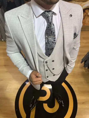 Alaska - Light Grey 3 Piece Suit