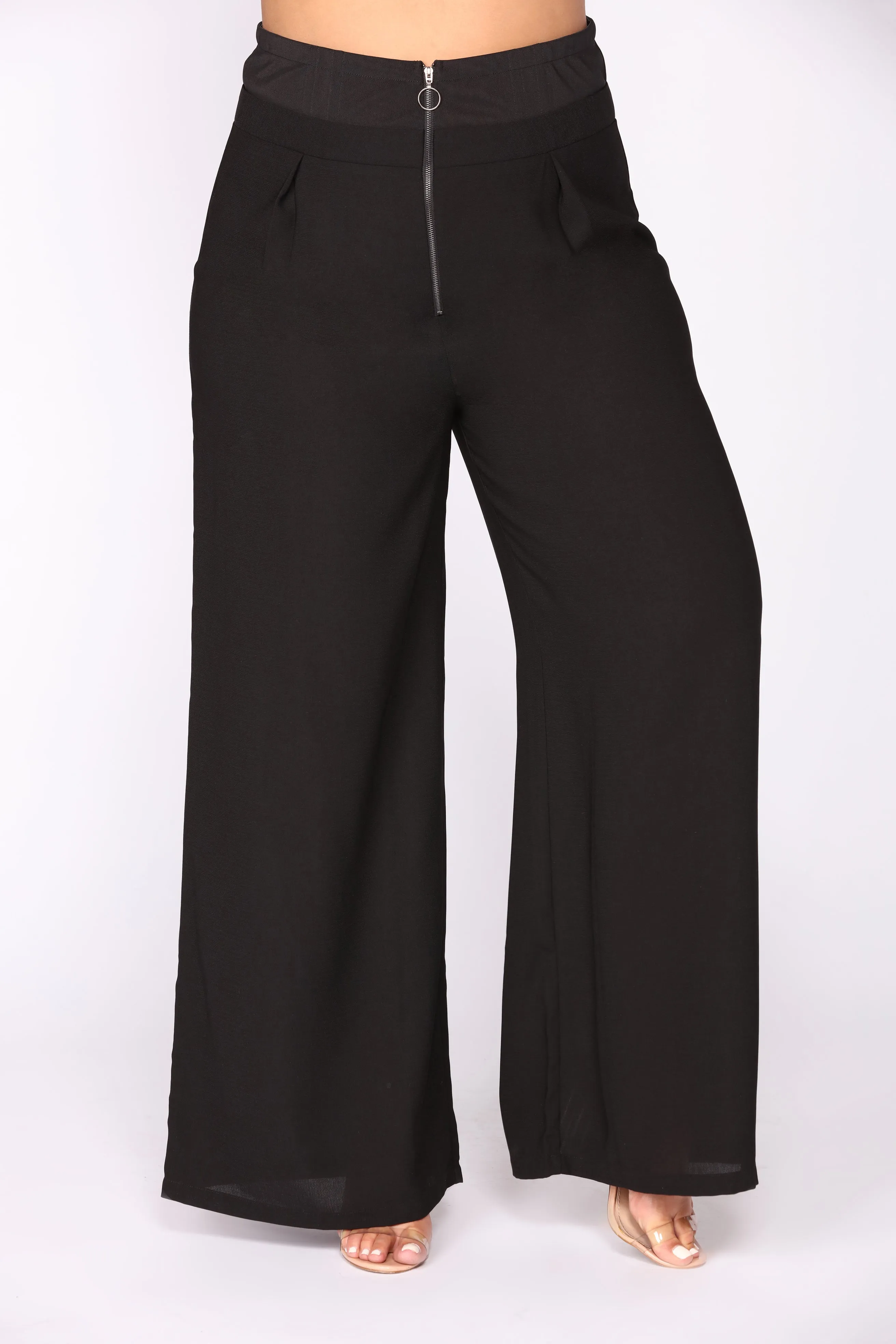 Alissa Mesh High Rise Pants - Black