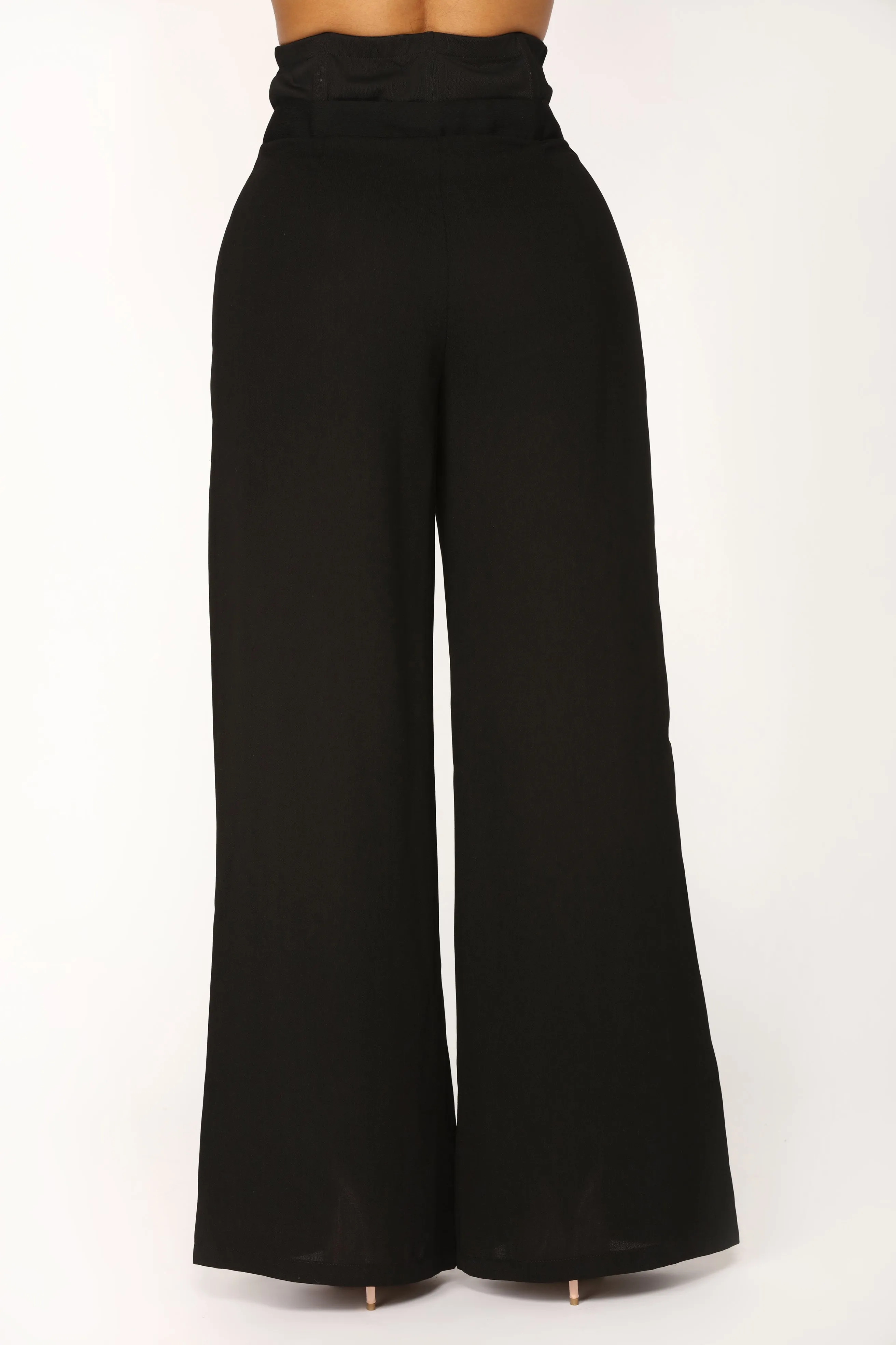 Alissa Mesh High Rise Pants - Black