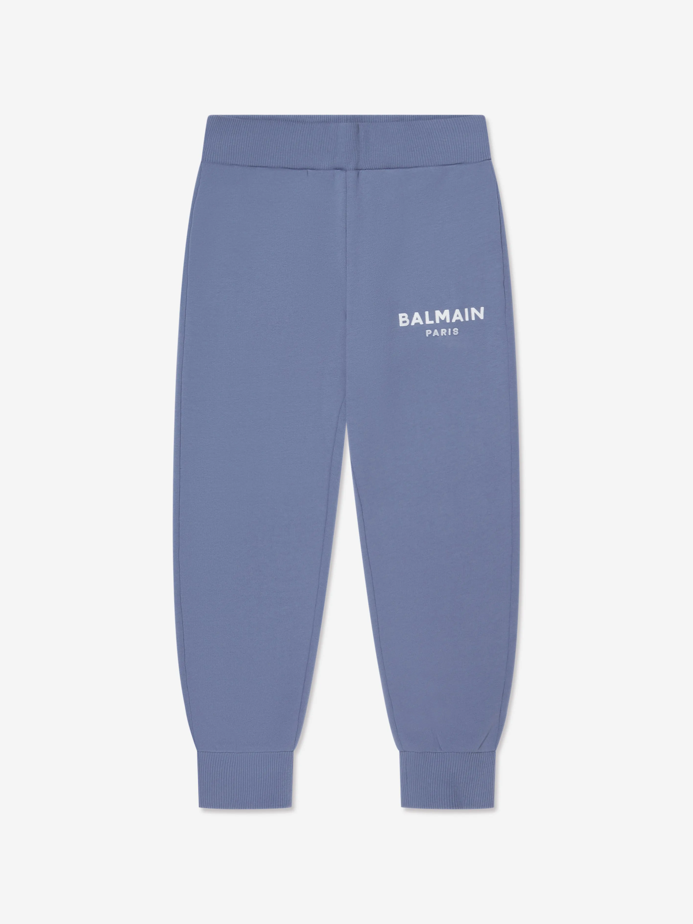 Balmain Boys Logo Joggers in Blue