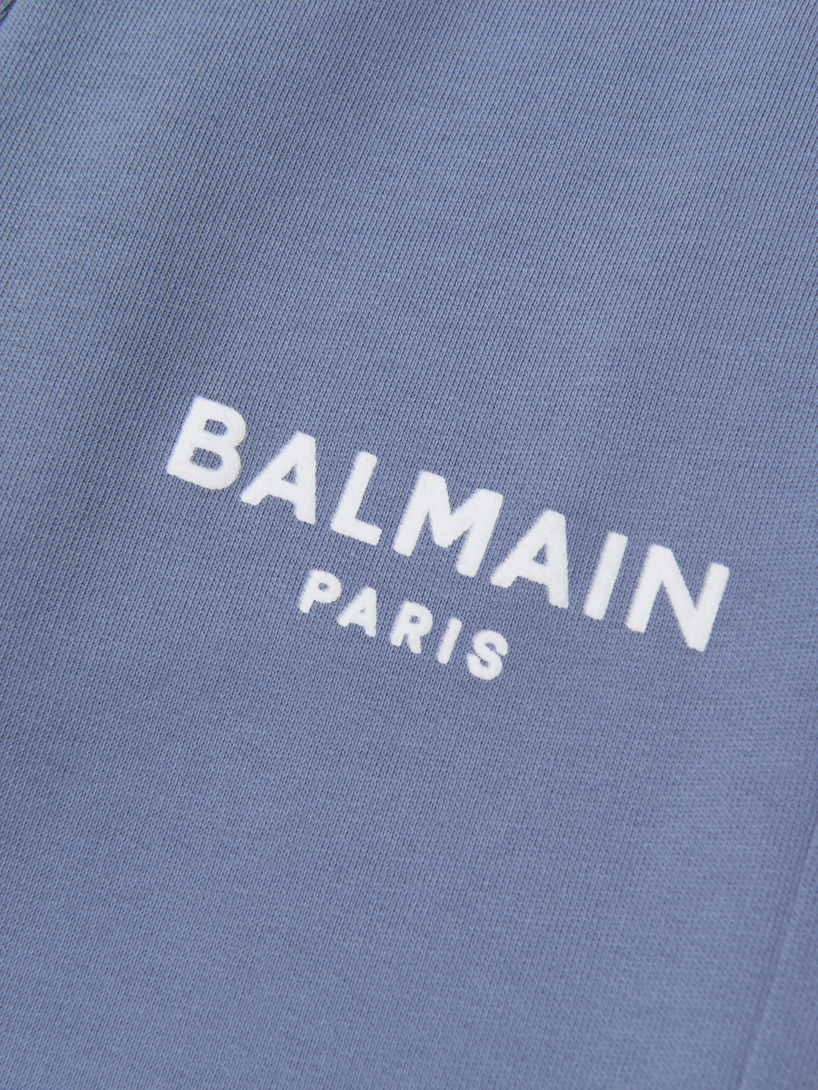Balmain Boys Logo Joggers in Blue