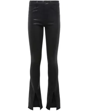 Beatrix High Rise Baby Bootcut Jean in Noir Coated