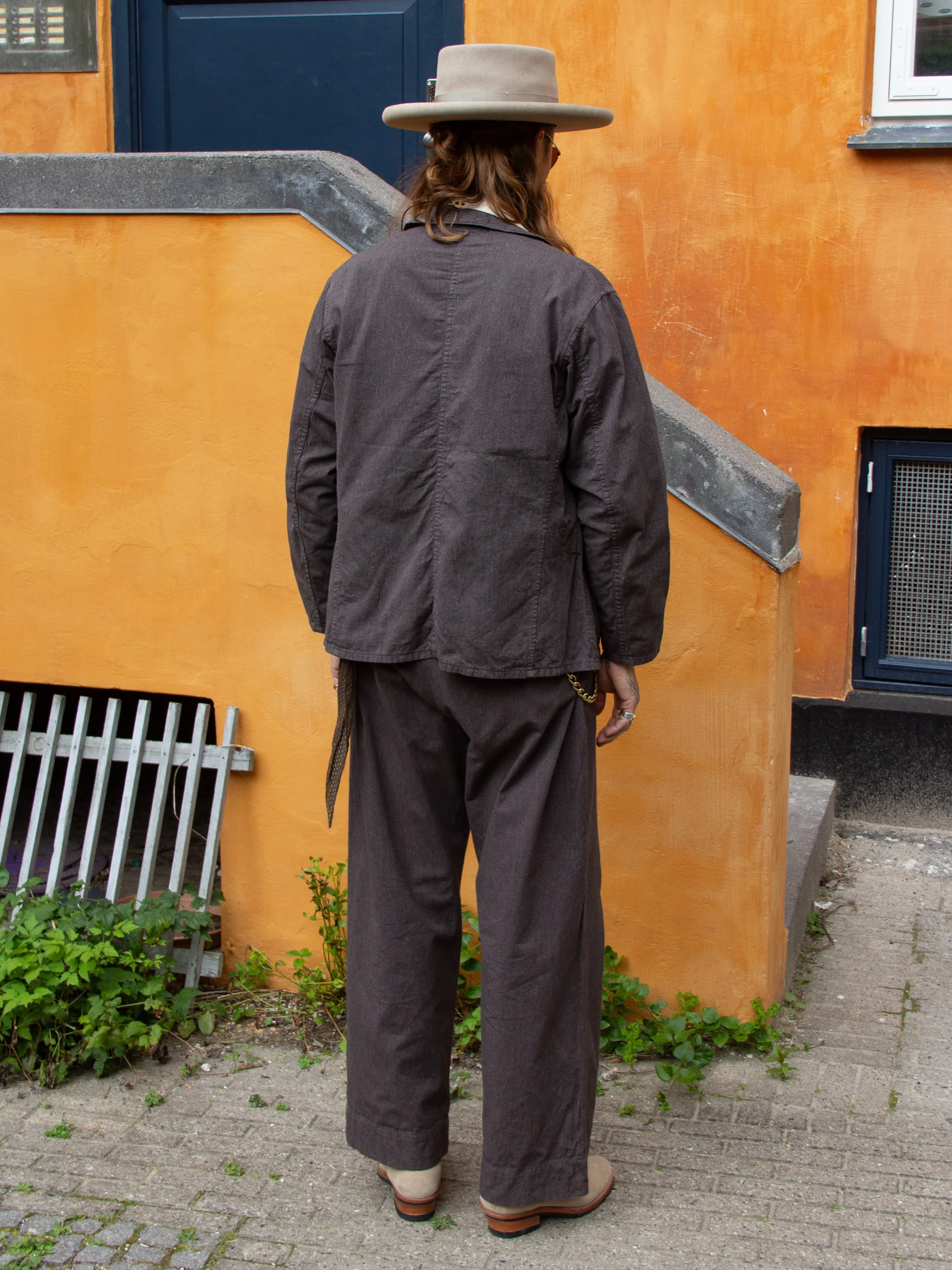 Belafonte Ragtime Clothing, Hiback Trouser, Overdyed Salt & Pepper