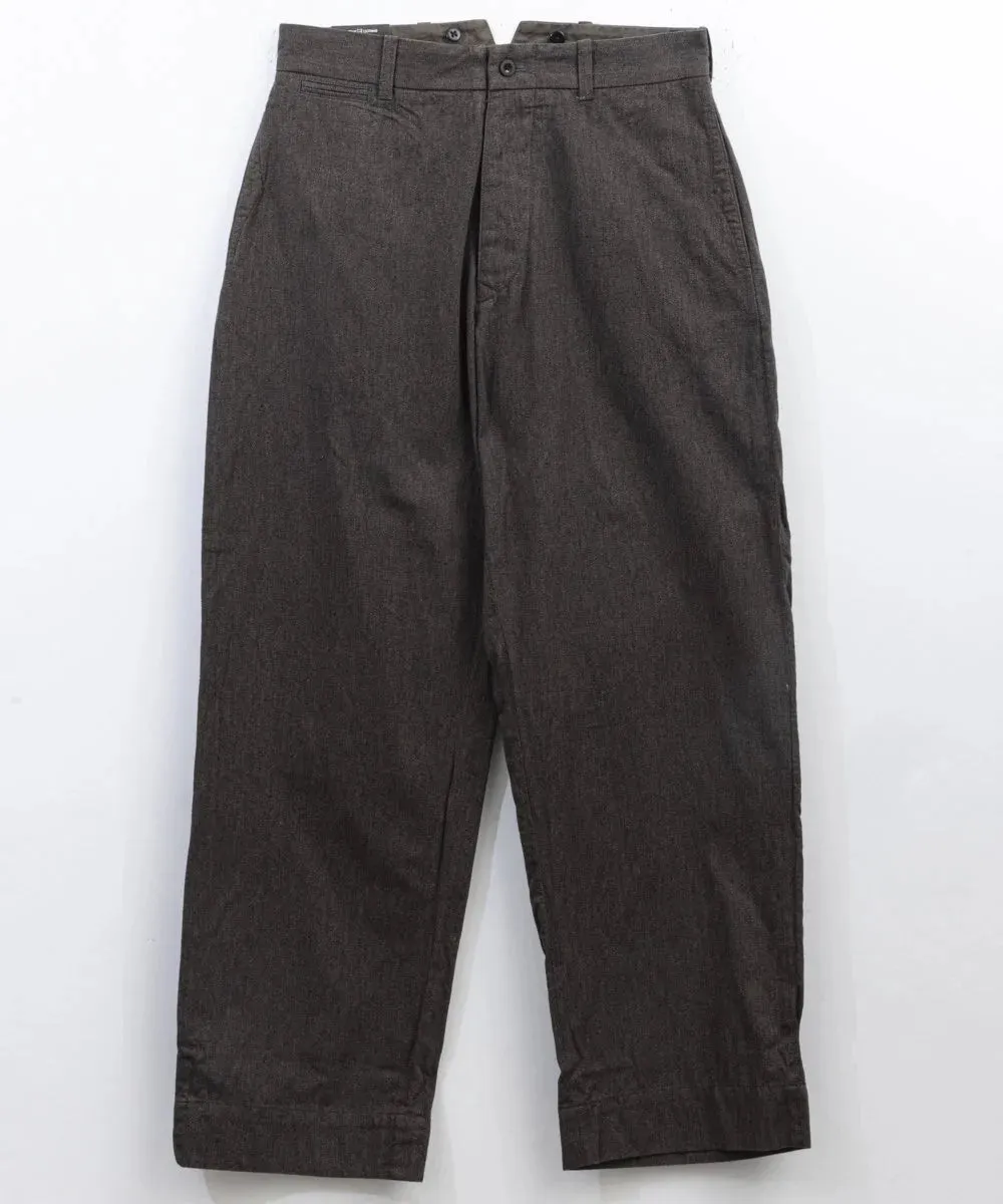 Belafonte Ragtime Clothing, Hiback Trouser, Overdyed Salt & Pepper