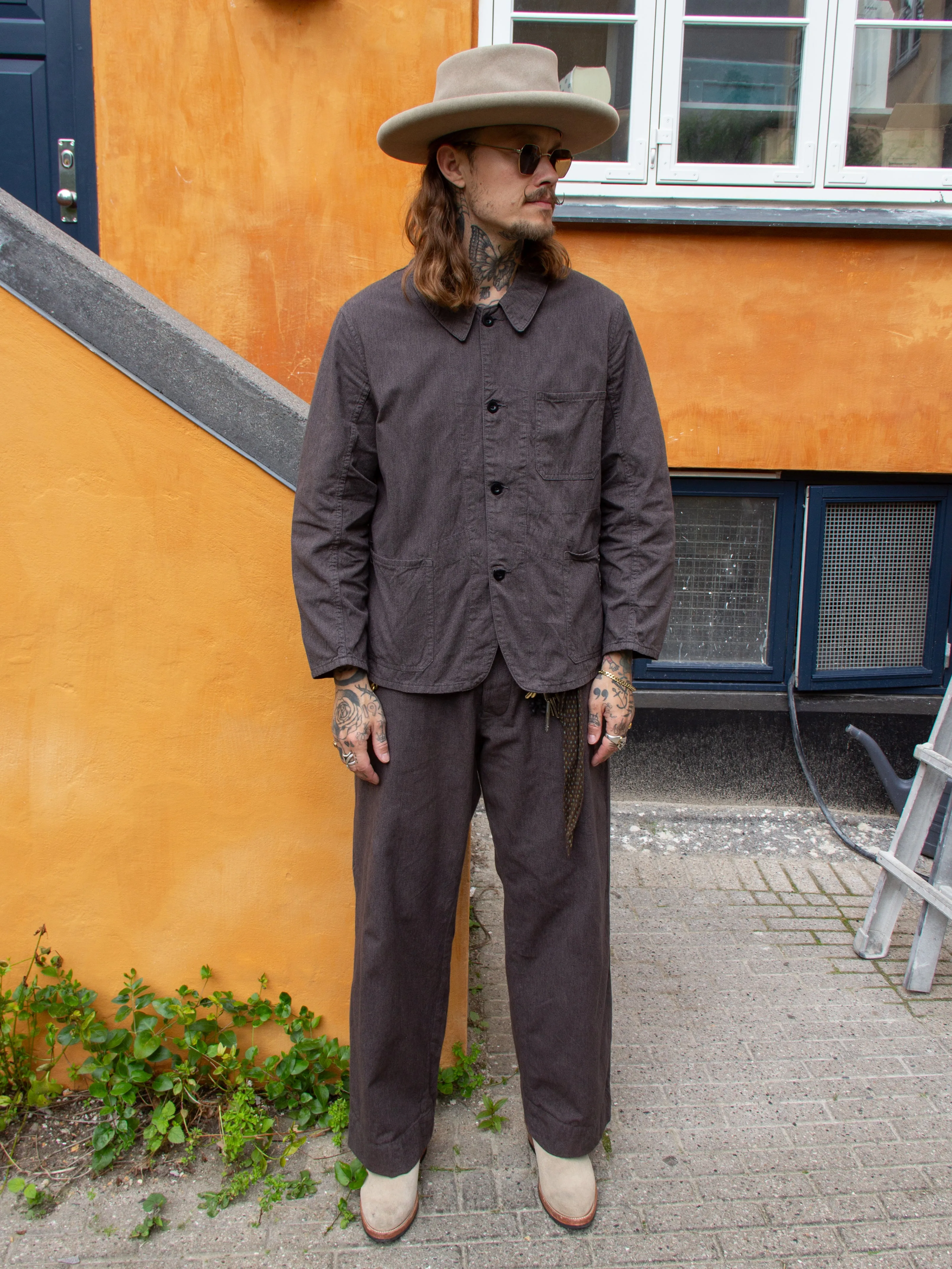 Belafonte Ragtime Clothing, Hiback Trouser, Overdyed Salt & Pepper