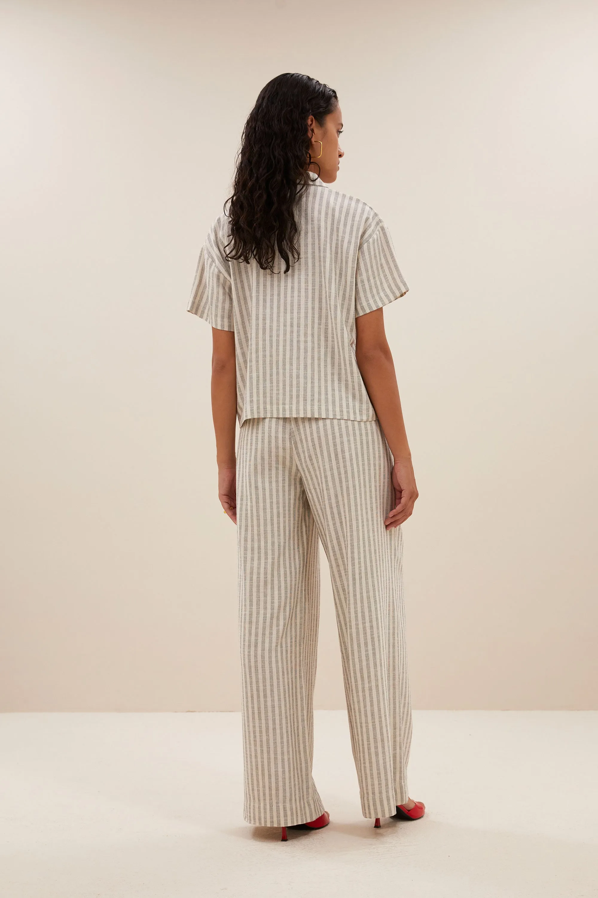 benji marine pants | marine stripe