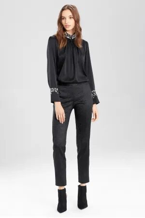 Black Chintz Pants