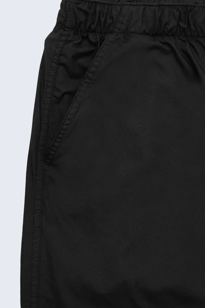 Black Comfort Fit Jogger Pants