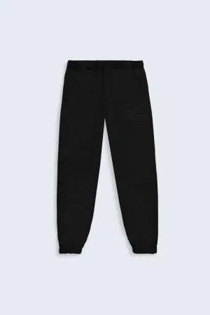 Black Comfort Fit Jogger Pants