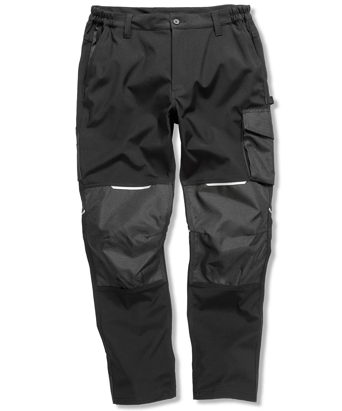 Black - Slim softshell work trouser