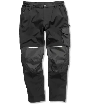 Black - Slim softshell work trouser