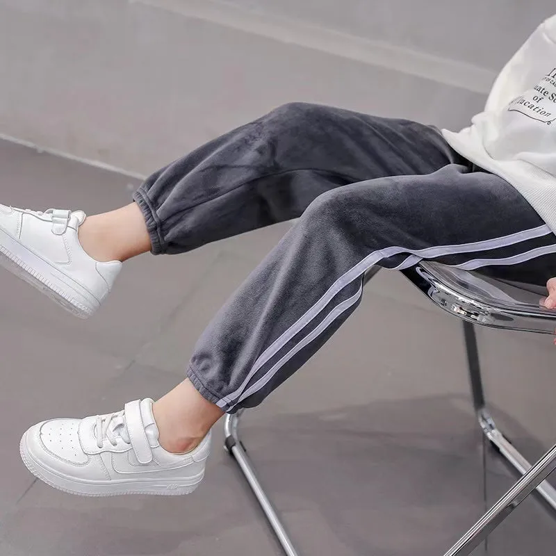 Carlos Side Stripe Fleece Jogger Pants