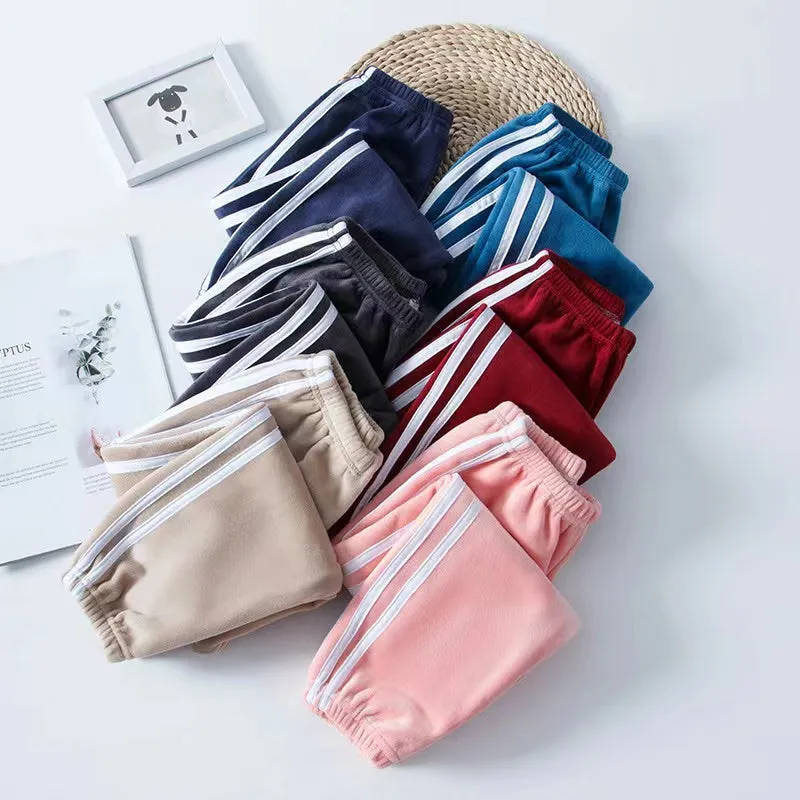 Carlos Side Stripe Fleece Jogger Pants
