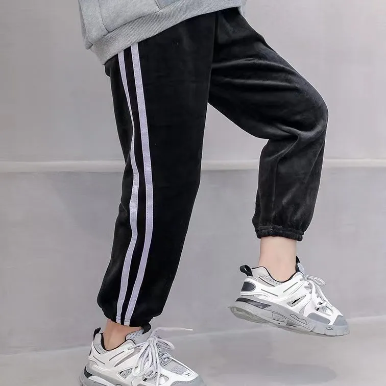 Carlos Side Stripe Fleece Jogger Pants