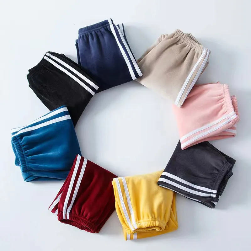Carlos Side Stripe Fleece Jogger Pants