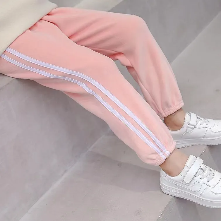 Carlos Side Stripe Fleece Jogger Pants