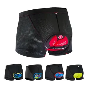 Clearance!Cycling Shorts Bicycle Underpants 3D Gel Padded MTB Bike Short Pants for Men Ladies High Waistline Sports Shorts