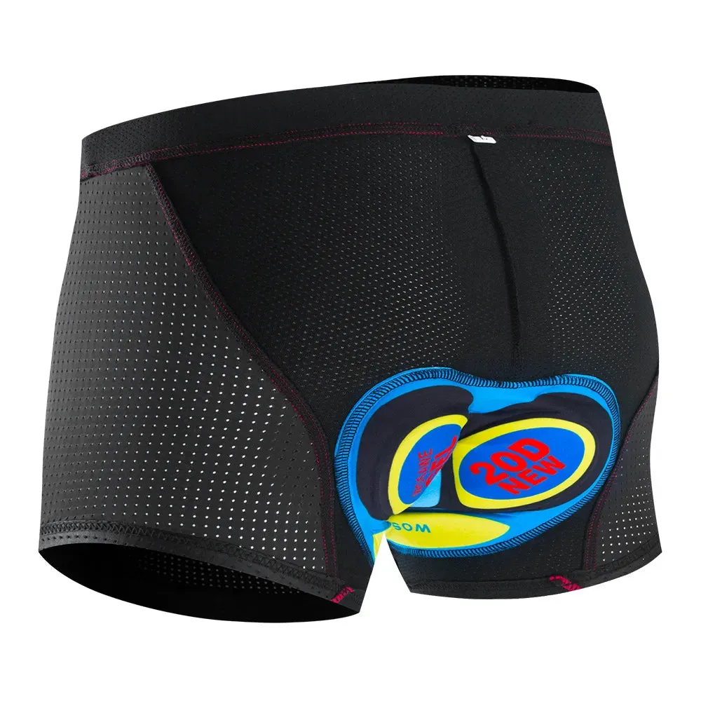 Clearance!Cycling Shorts Bicycle Underpants 3D Gel Padded MTB Bike Short Pants for Men Ladies High Waistline Sports Shorts