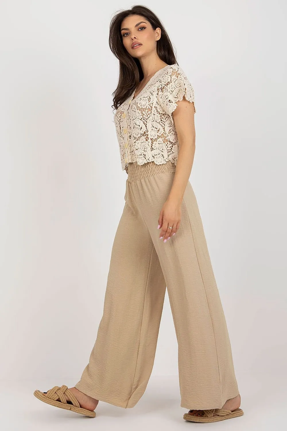 Coastal Elegance Seamed Palazzos