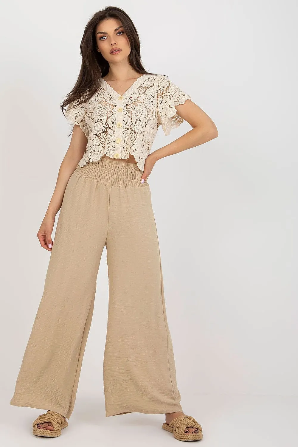 Coastal Elegance Seamed Palazzos