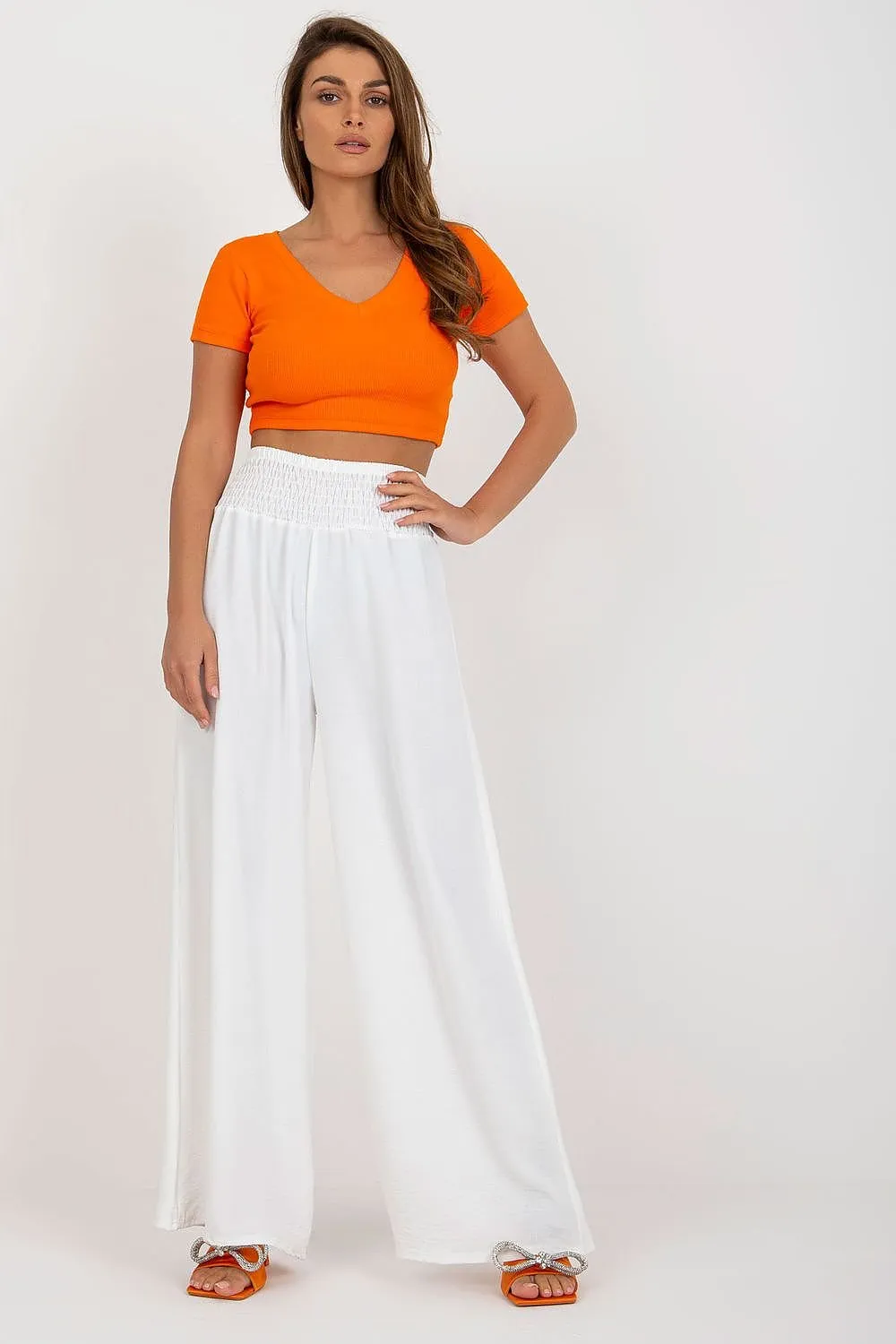 Coastal Elegance Seamed Palazzos