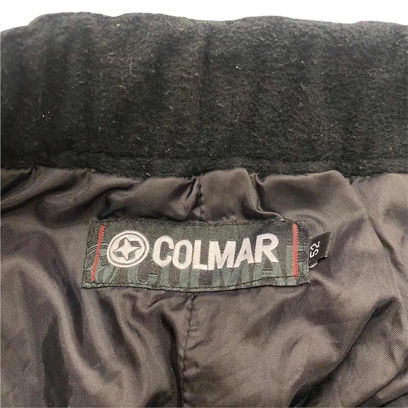 Colmar Ski Trousers | Vintage Designer Black Retro Snow Gear Winter Sports VTG