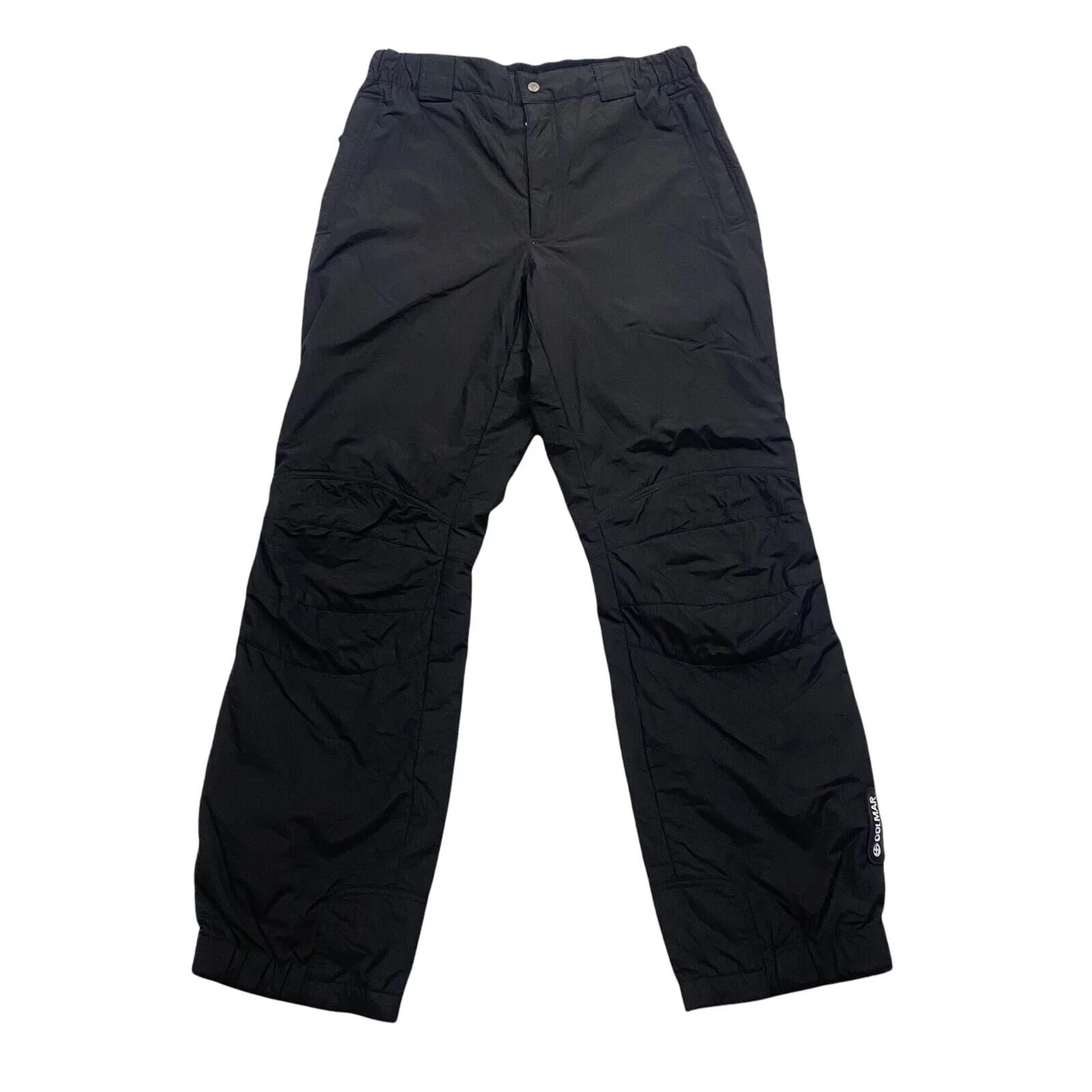 Colmar Ski Trousers | Vintage Designer Black Retro Snow Gear Winter Sports VTG