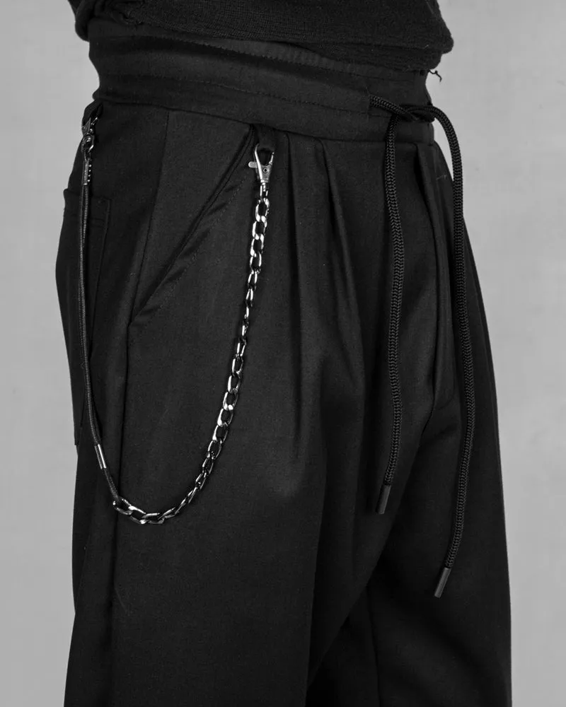 Comfort fit chain trousers