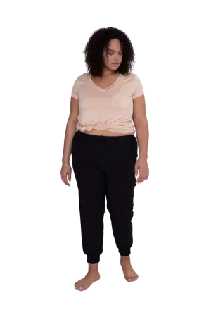 Curvy High Waist Capri Jogger