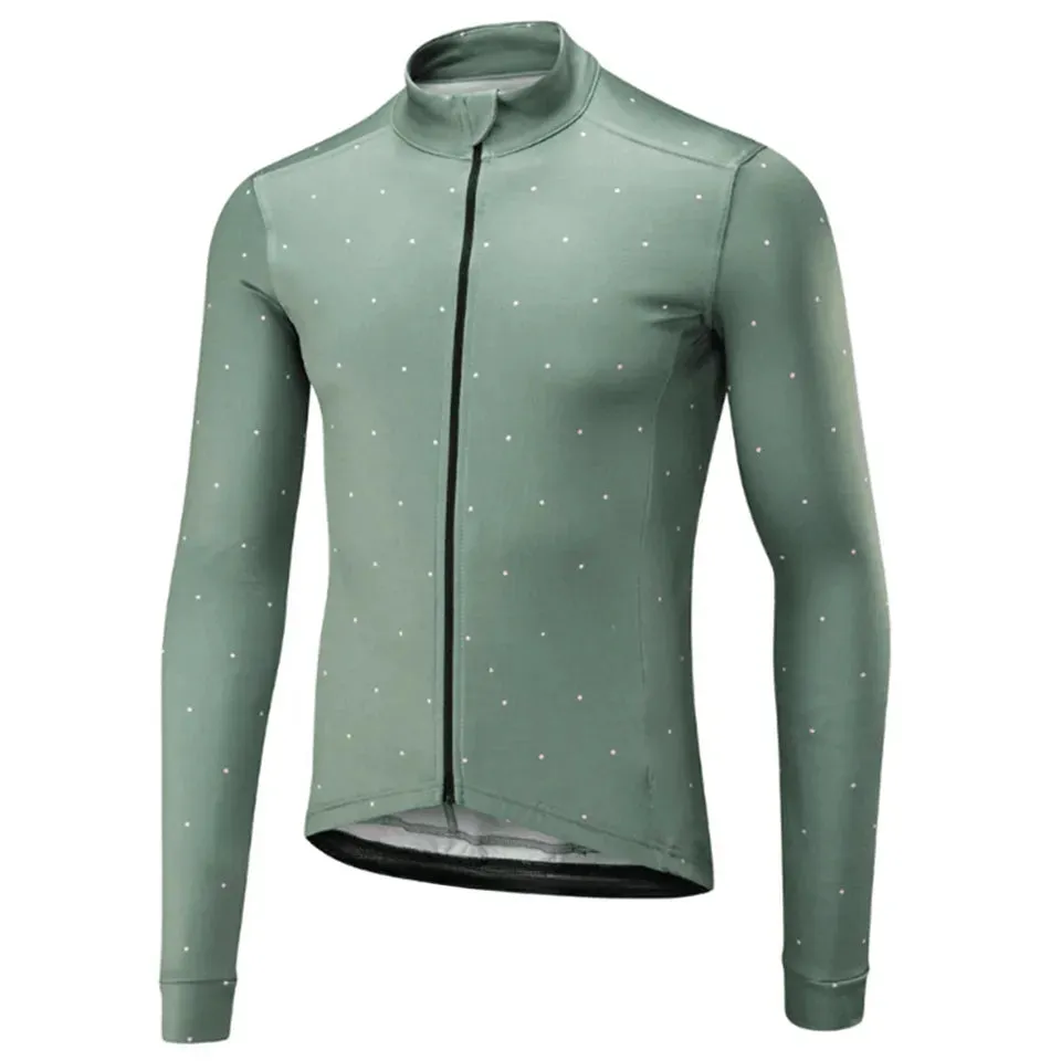 Cycling Jersey Spring Autumn Team Morvelo Long Sleeve Mens Cycling Jersey Ropa Ciclismo Bike Bicycle Clothes Clothing