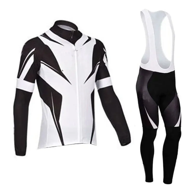 Cycling Team Men's Cycling Jersey Long Sleeve Set MTB Bike Clothing Tenue Velo Homme Bicycle Wear