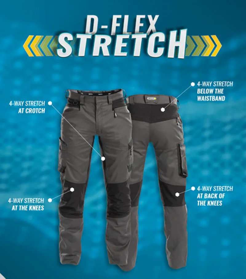 DASSY Helix 200973 Stretch Work Trousers Red