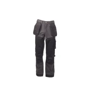 Dewalt MEMPHIS Mens Slim Fit Stretch Work Long Trousers Black