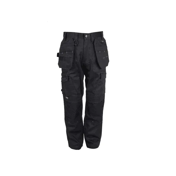 Dewalt PRO TRADESMAN Mens Multi Pocket Utility Work Medium Trousers Black