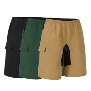 DIFOS Men's Cycling Shorts with 3D Padded Underwear Summer Shockproof MTB Bicycle Downhill Shorts Leisure Loose Fit Road Pants