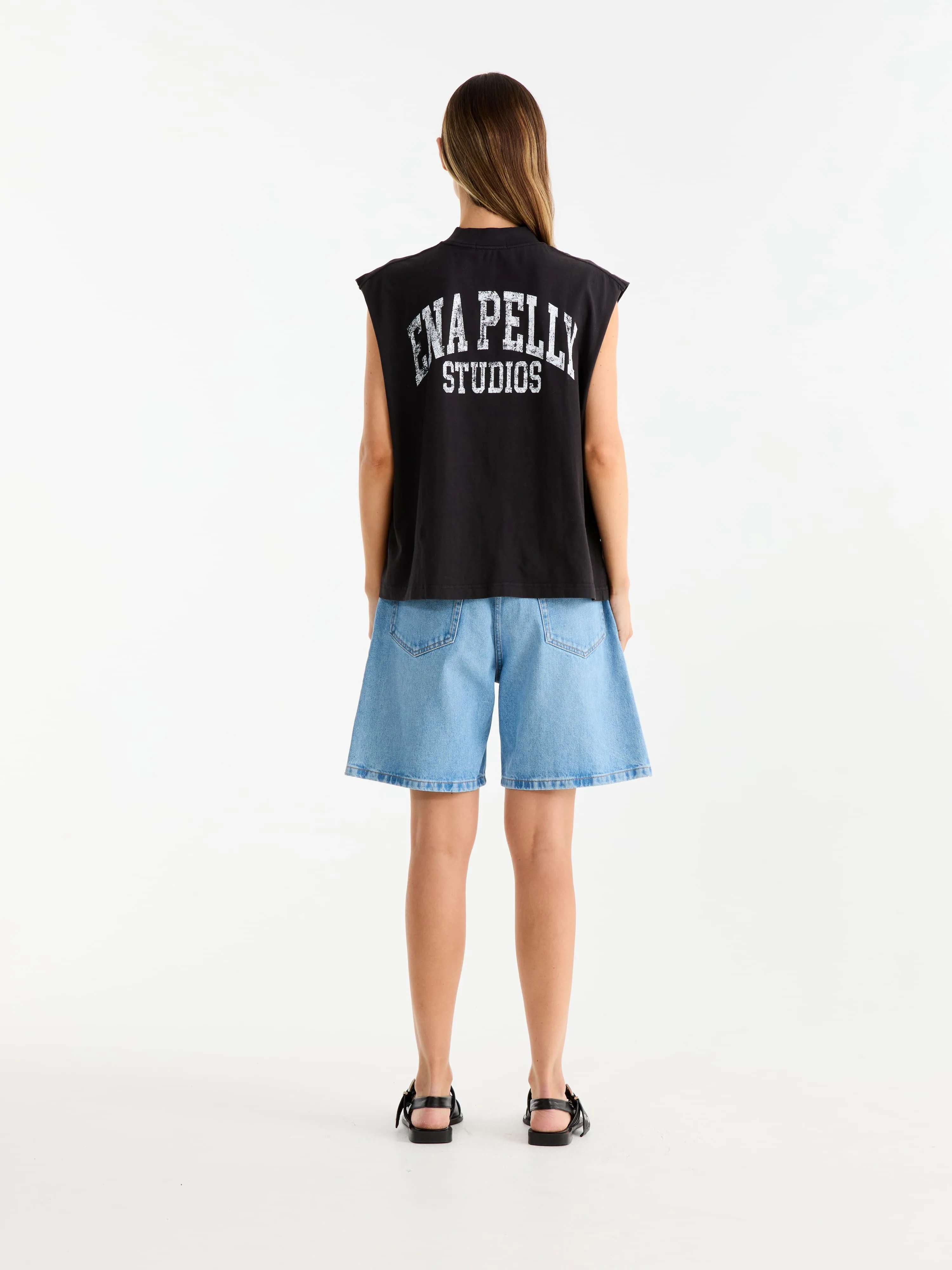 Ena Pelly - Vintage Sports Tank (Vintage Black)