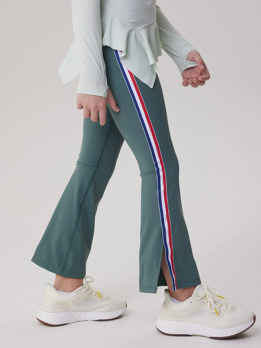 Flared hem Stretchy Leggings