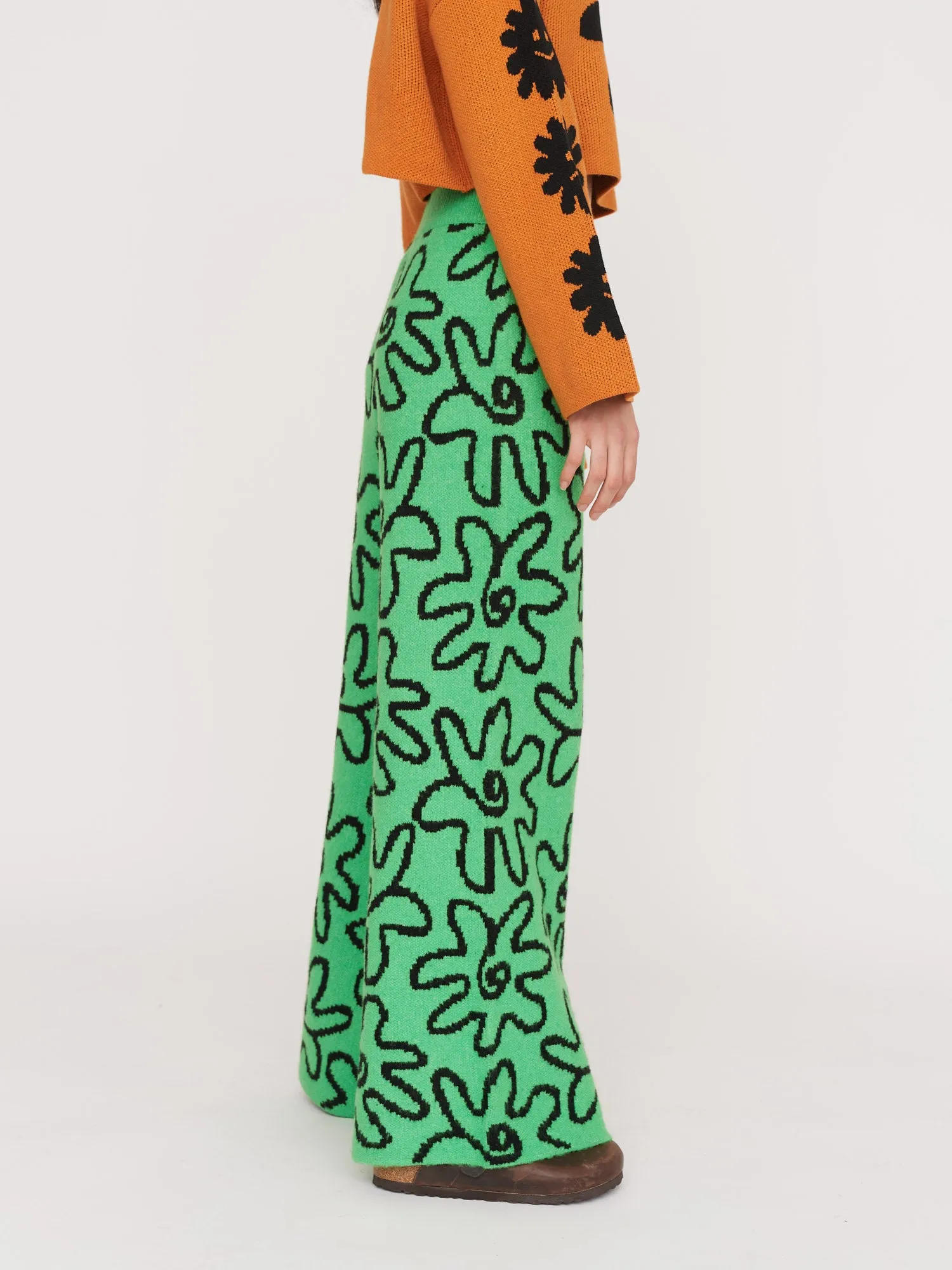Flower Power Knit Pants