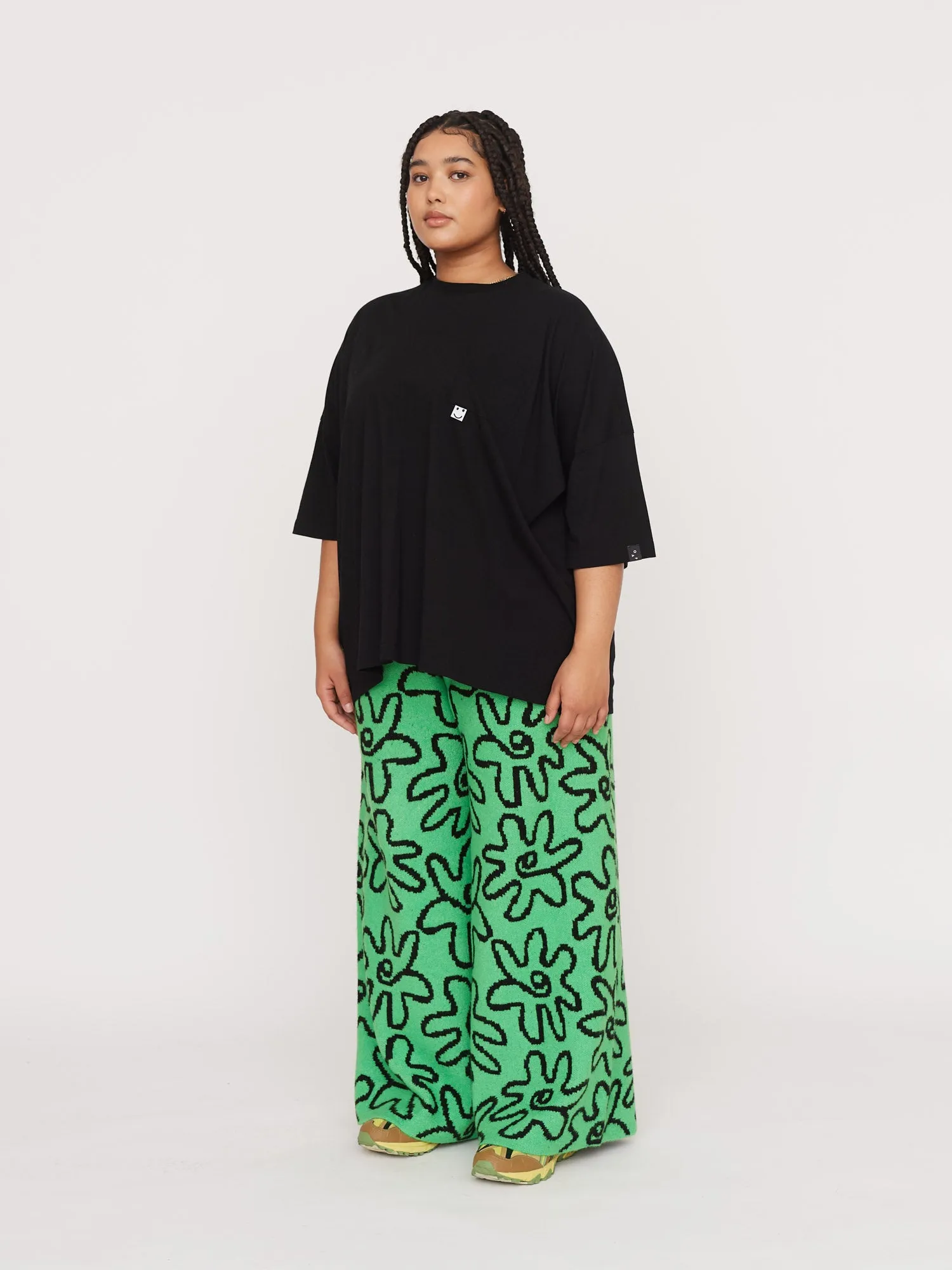 Flower Power Knit Pants