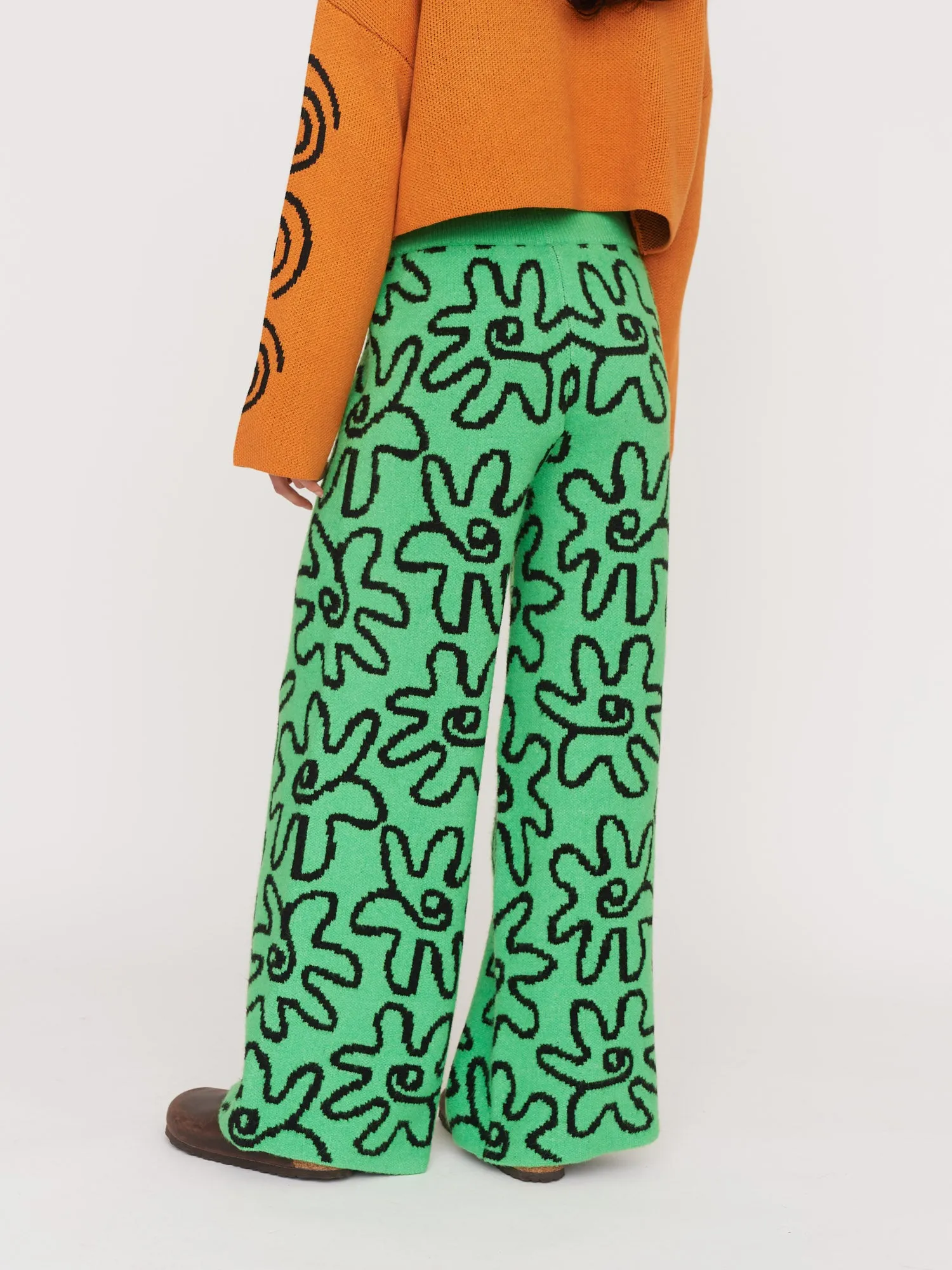 Flower Power Knit Pants