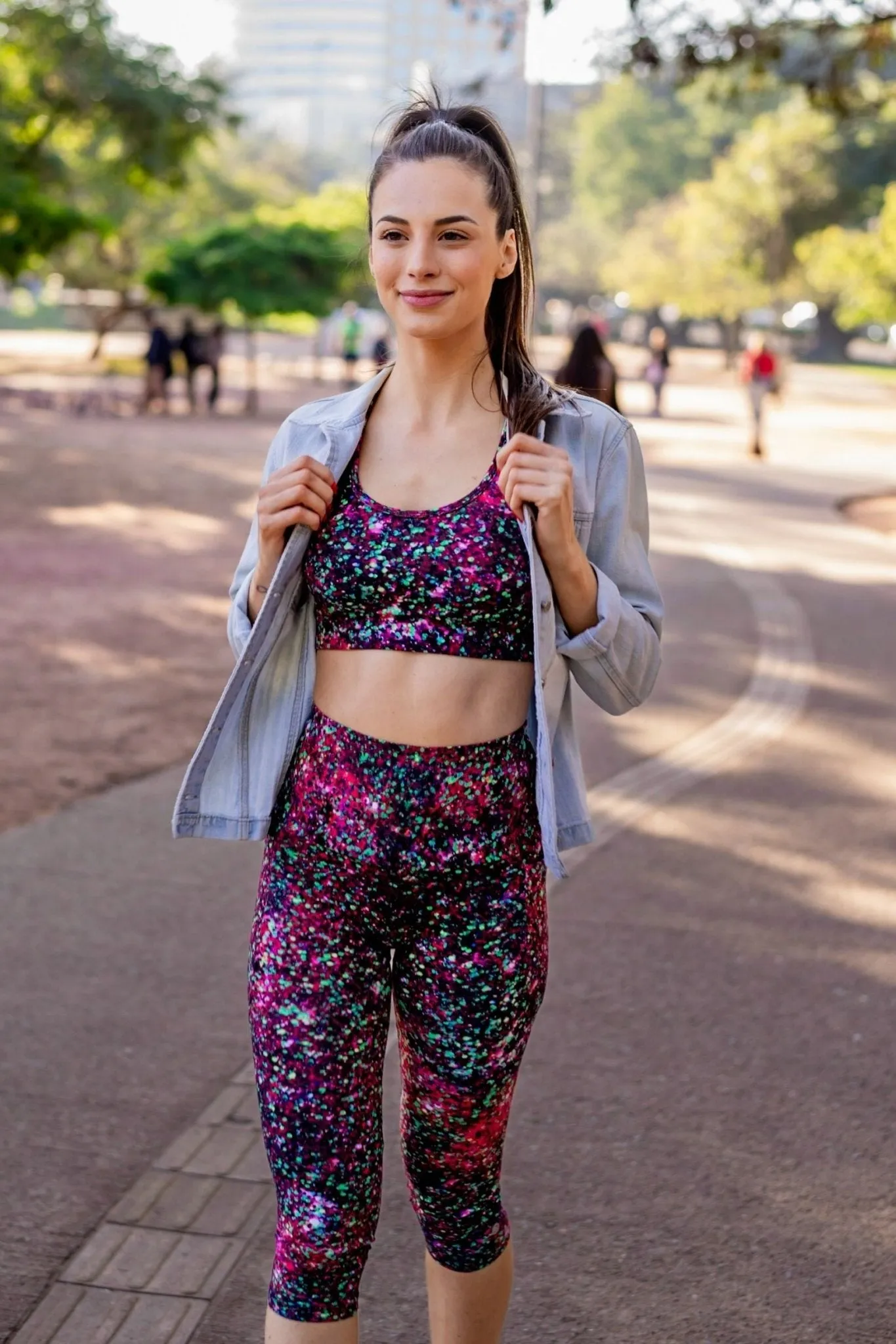 High Waist 3/4 - Starry Nights