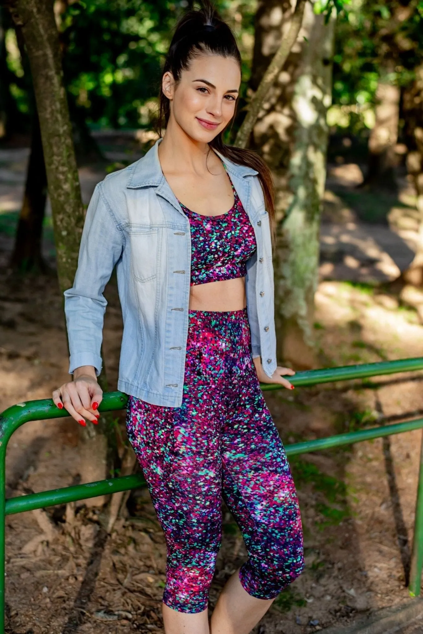 High Waist 3/4 - Starry Nights