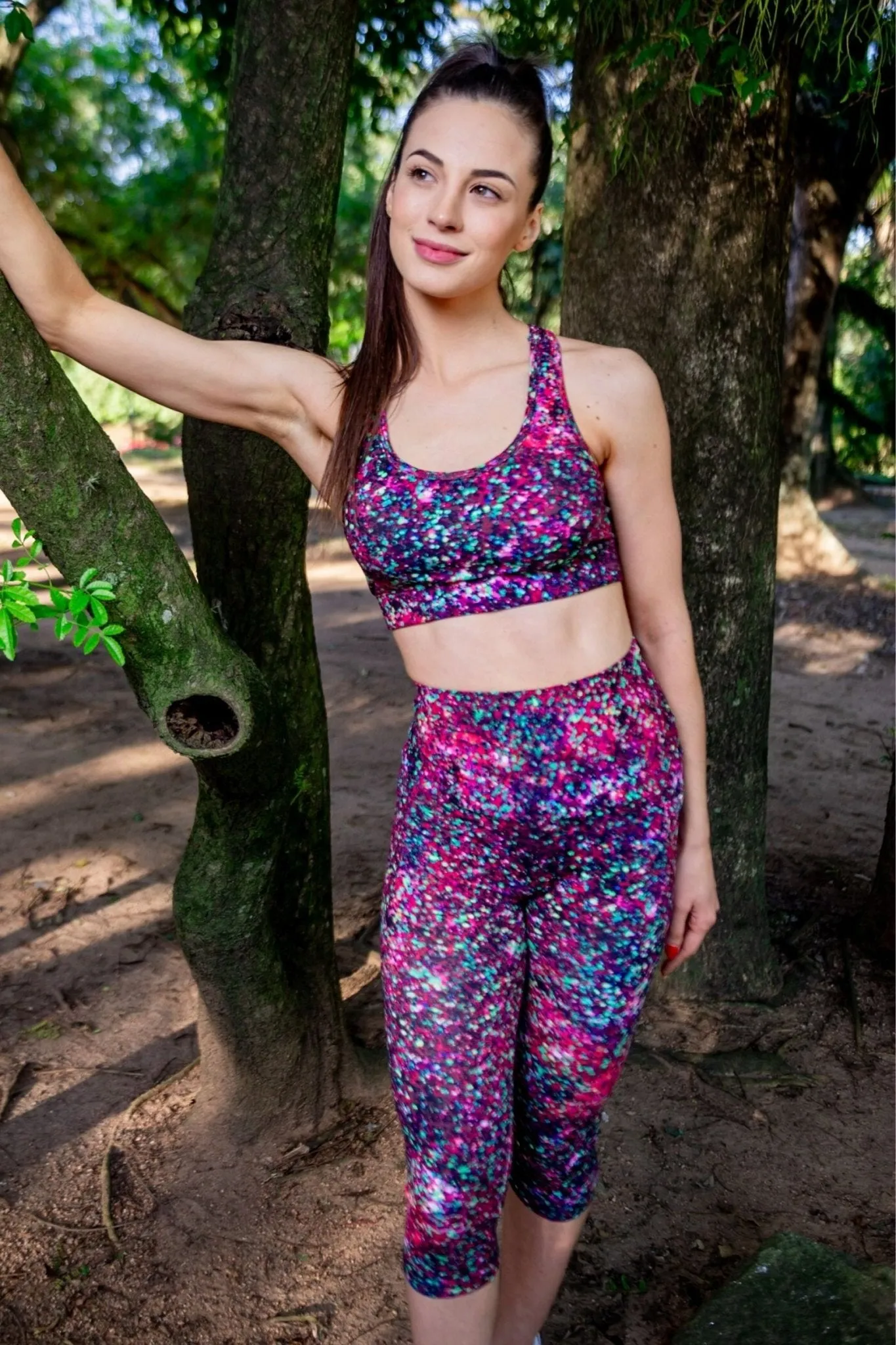 High Waist 3/4 - Starry Nights
