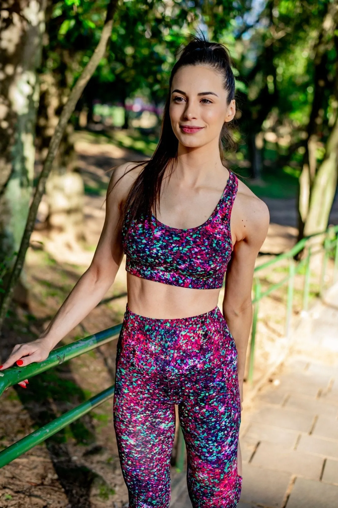High Waist 3/4 - Starry Nights