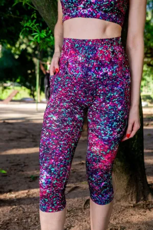 High Waist 3/4 - Starry Nights